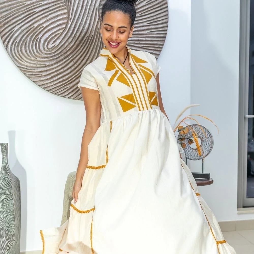 Zewed Ruffle Tier Dress 3