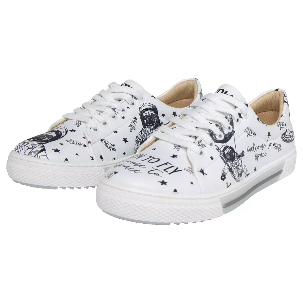 Pug The Astronaut Sneakers