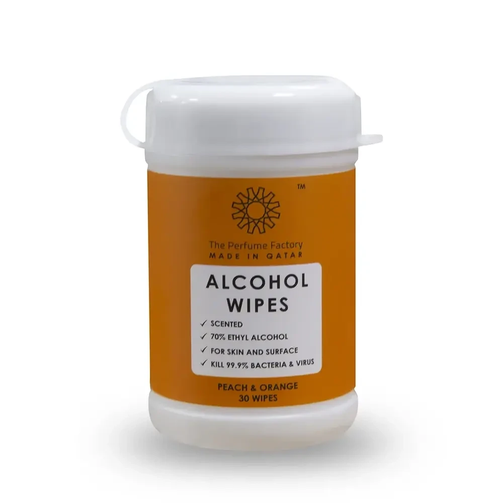 WIPES - PEACH & ORANGE - 30 Pcs