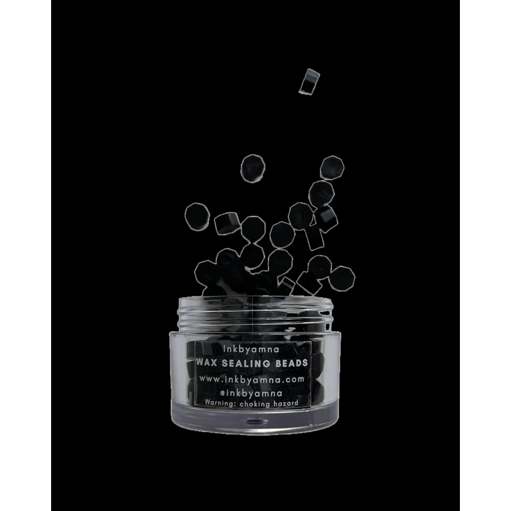 Black Wax Beads