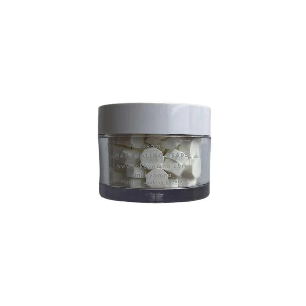 White Wax Beads
