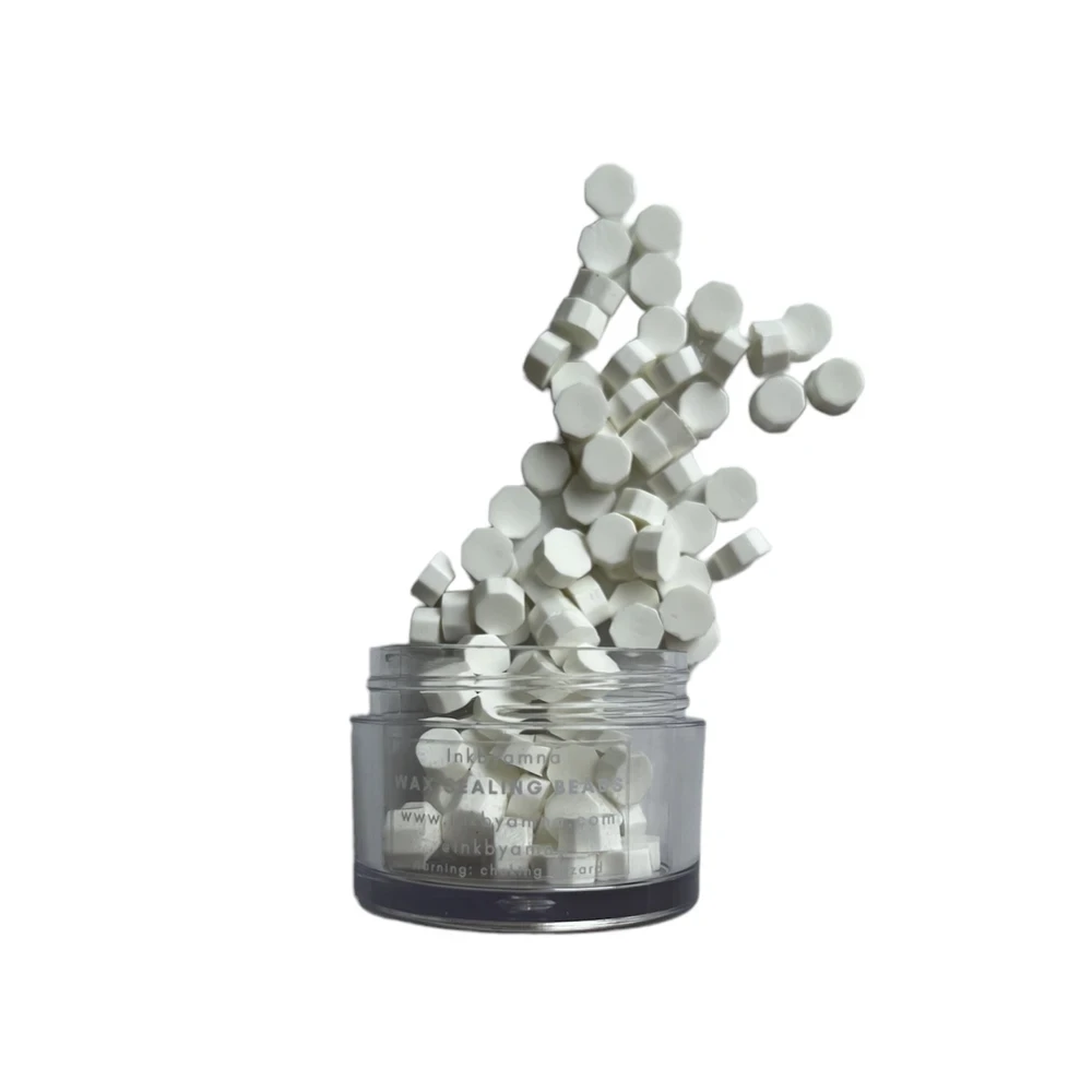 White Wax Beads