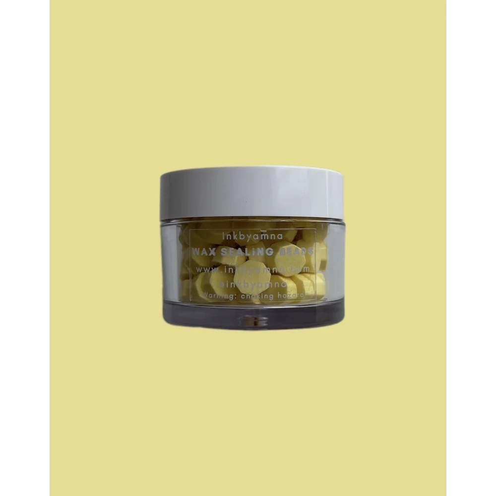 Pastel Yellow Wax Beads