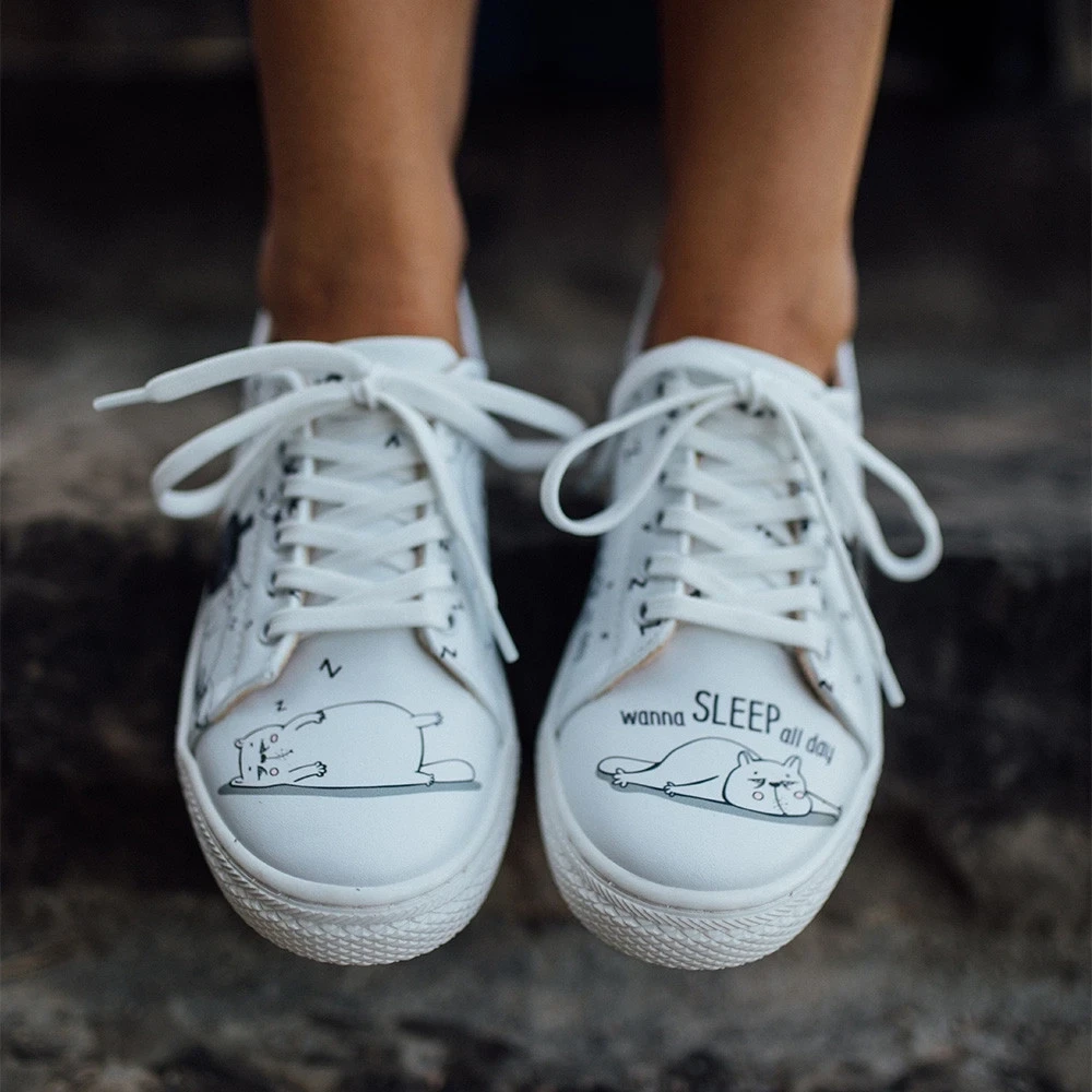 Sleepy Cat Sneakers