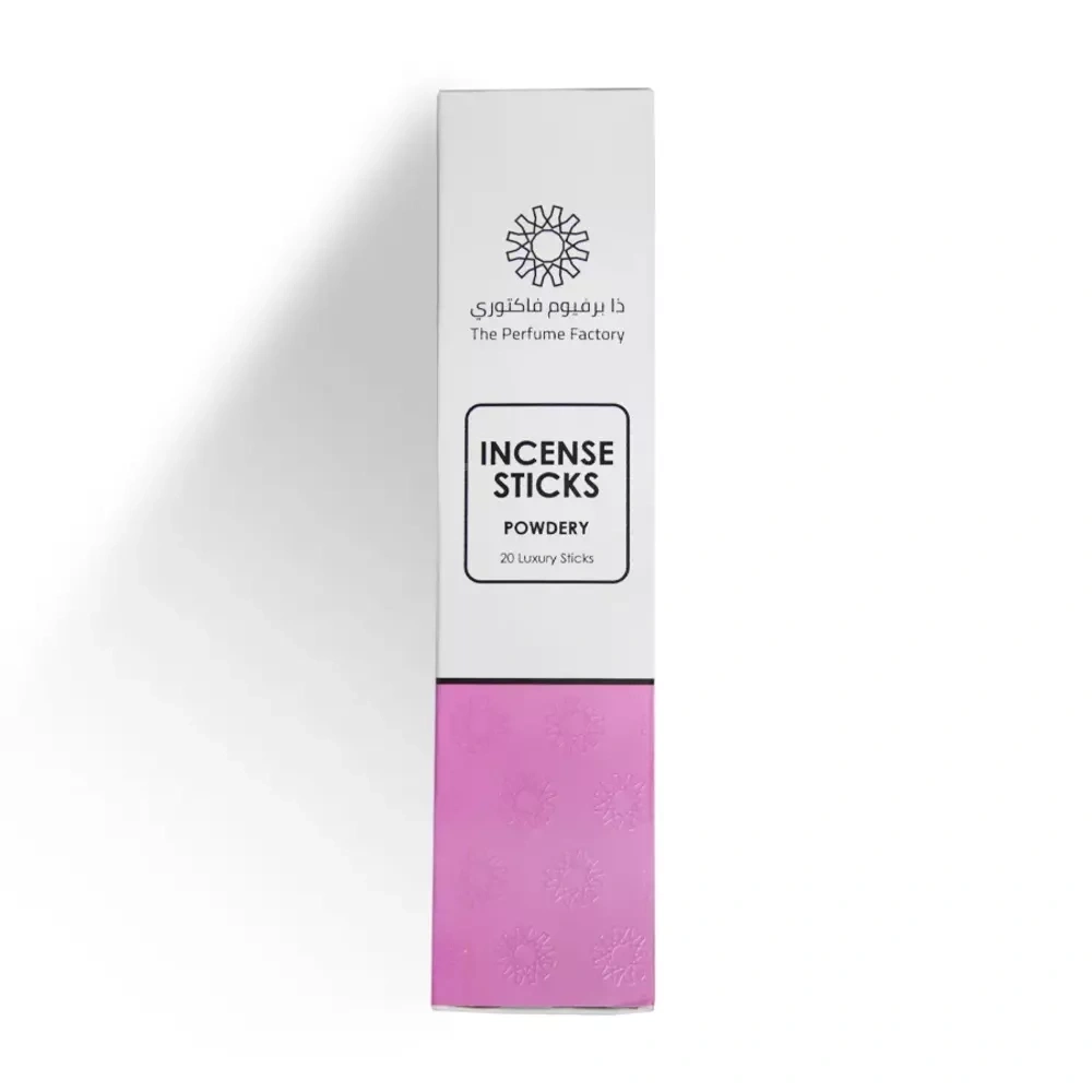 INCENSE STICKS - POWDERY – 20 Luxury Sticks
