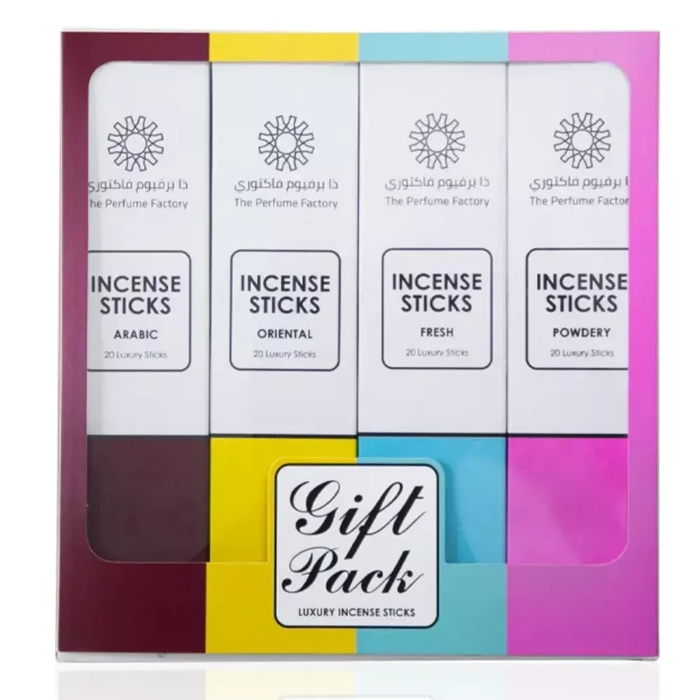 INCENSE STICKS - GIFT PACK – 4 Scent Packs