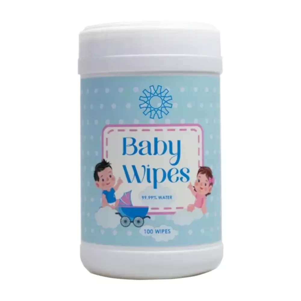 BABY WIPES - SCENTLESS - 100 Pcs