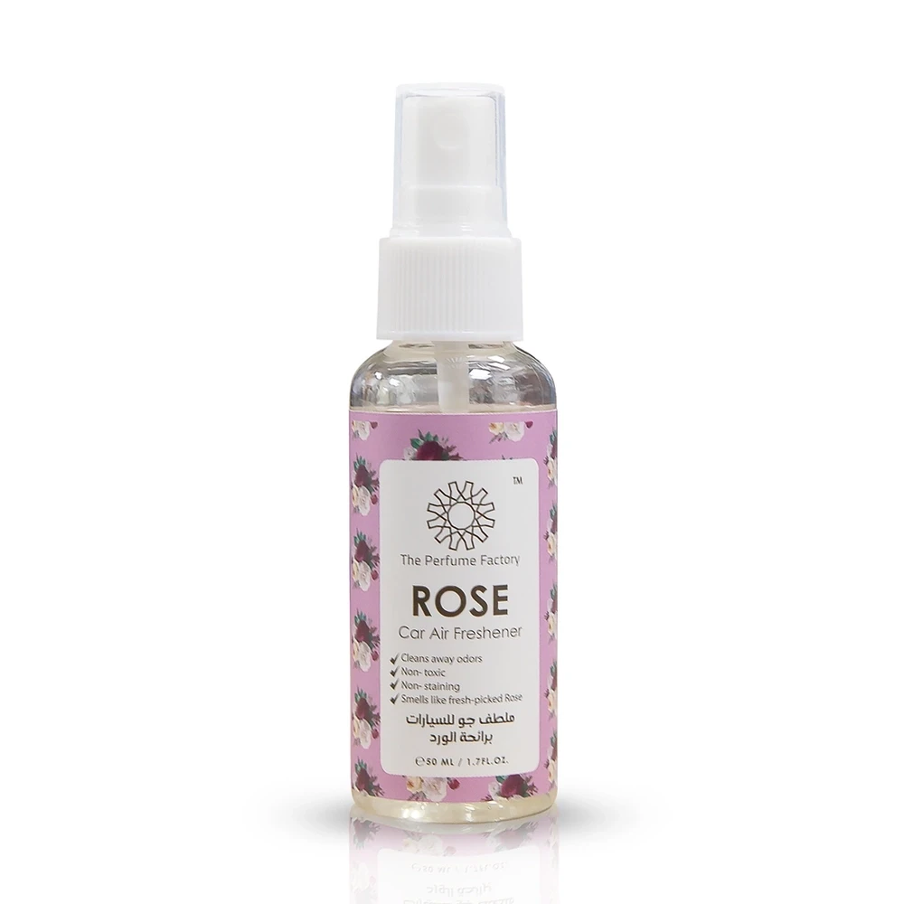 CAR AIR FRESHNER - ROSE - 50 ML