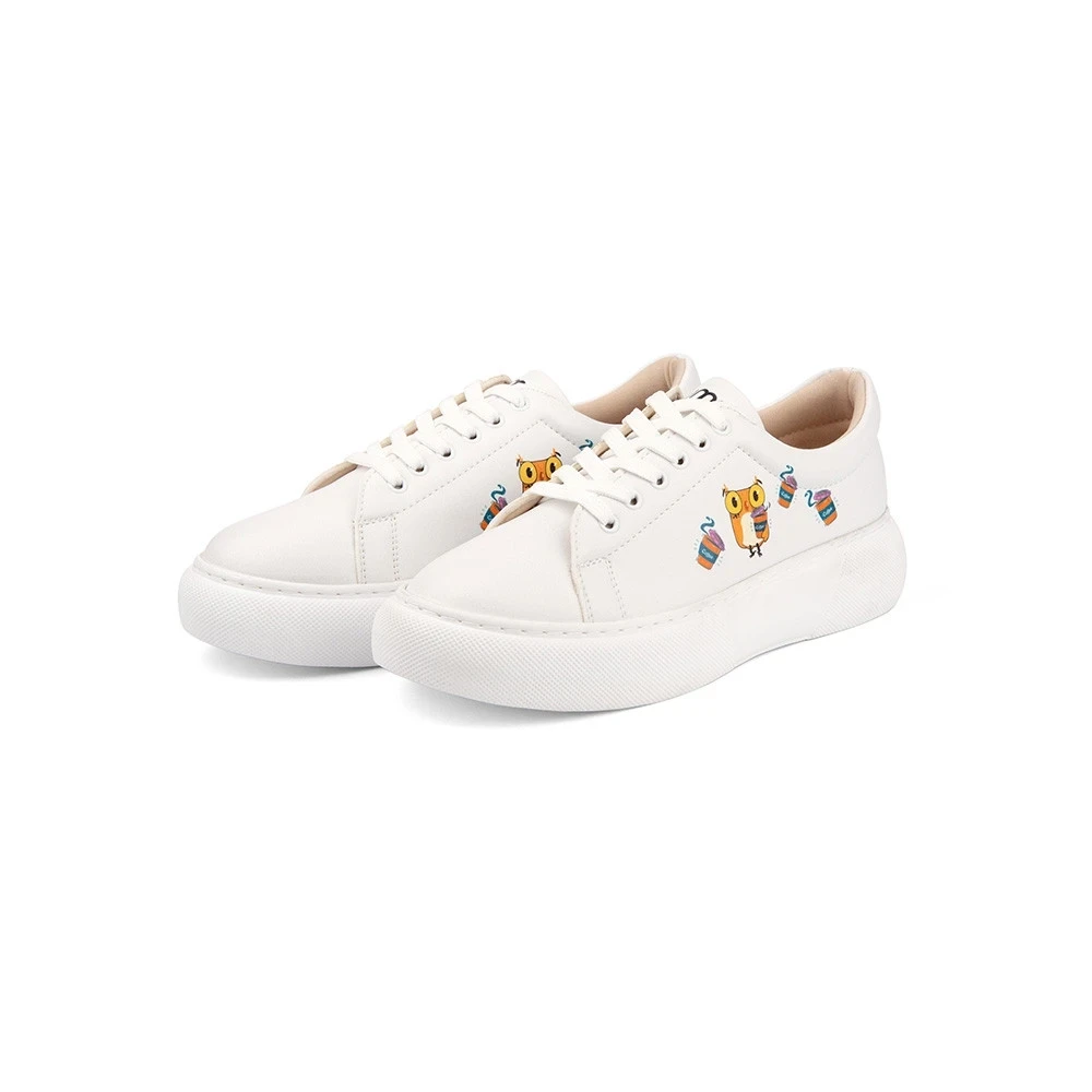 Coffee Owl Sneakers