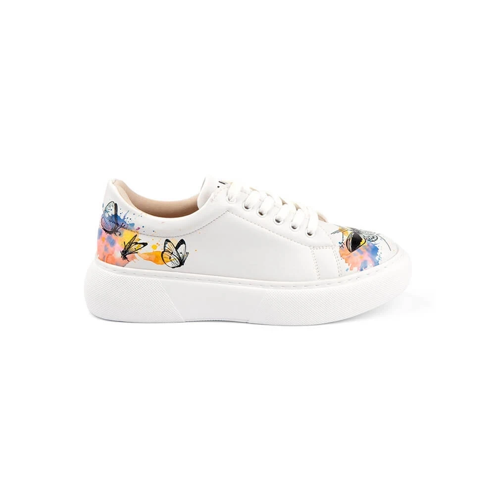 Watercolor Butterflies Sneakers