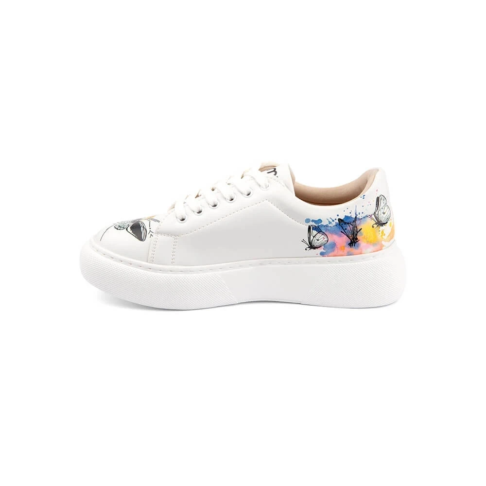 Watercolor Butterflies Sneakers