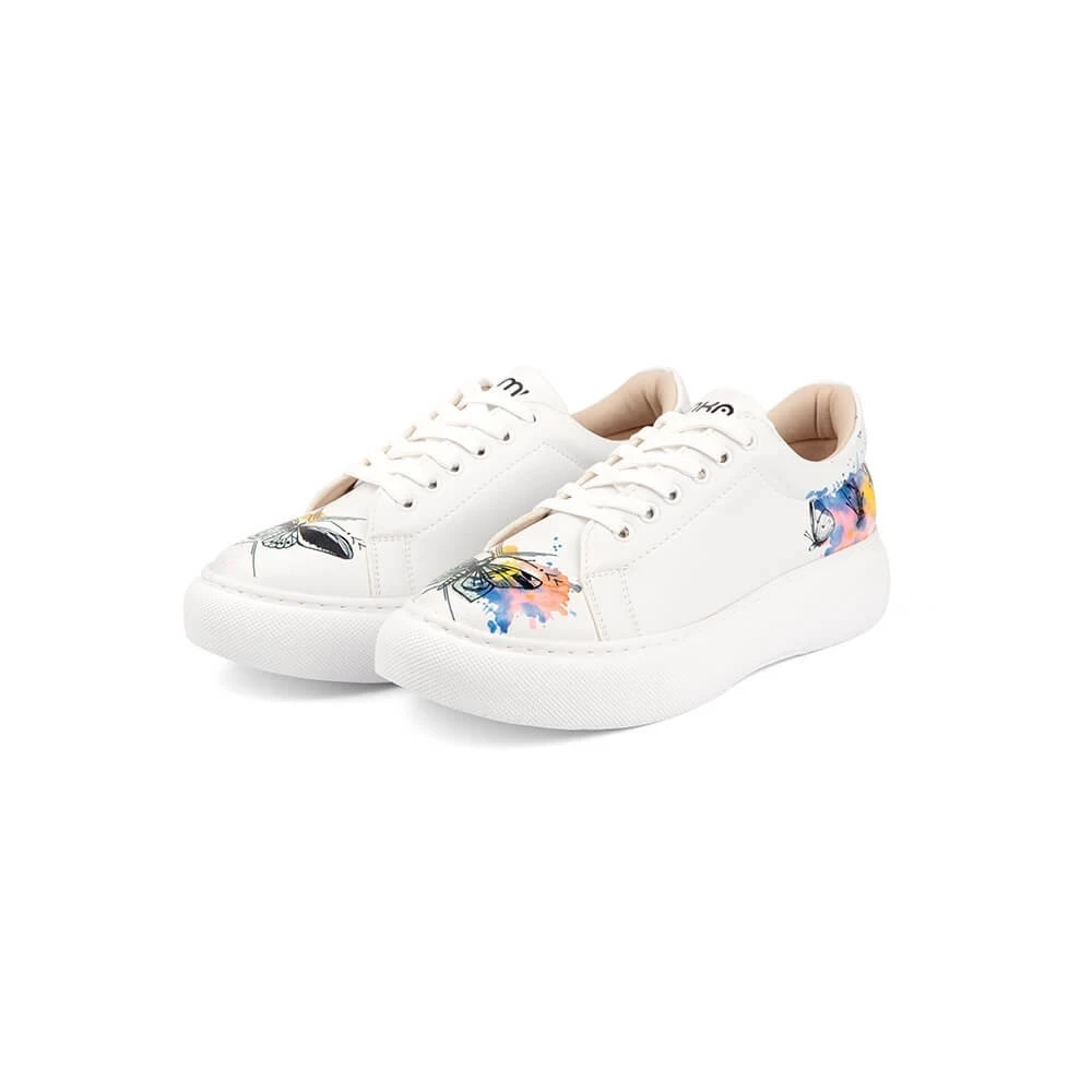 Watercolor Butterflies Sneakers