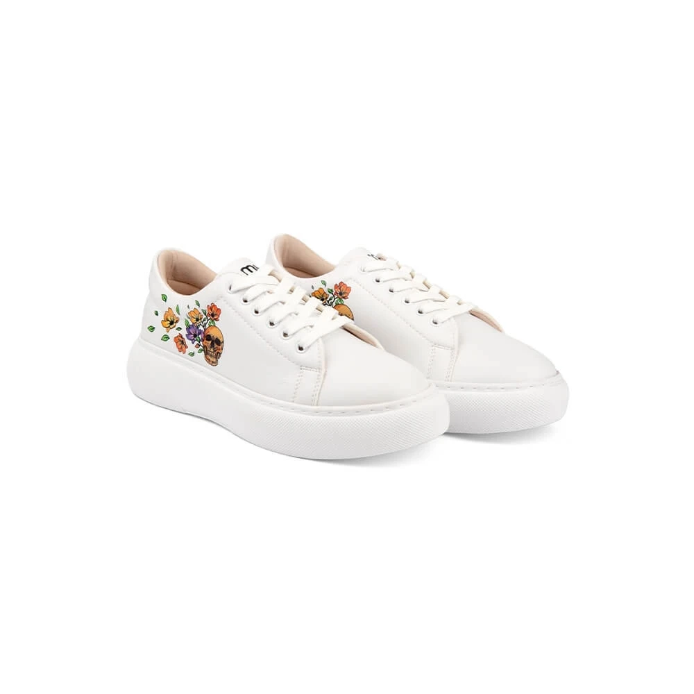 Skull and Flowers Sneakers