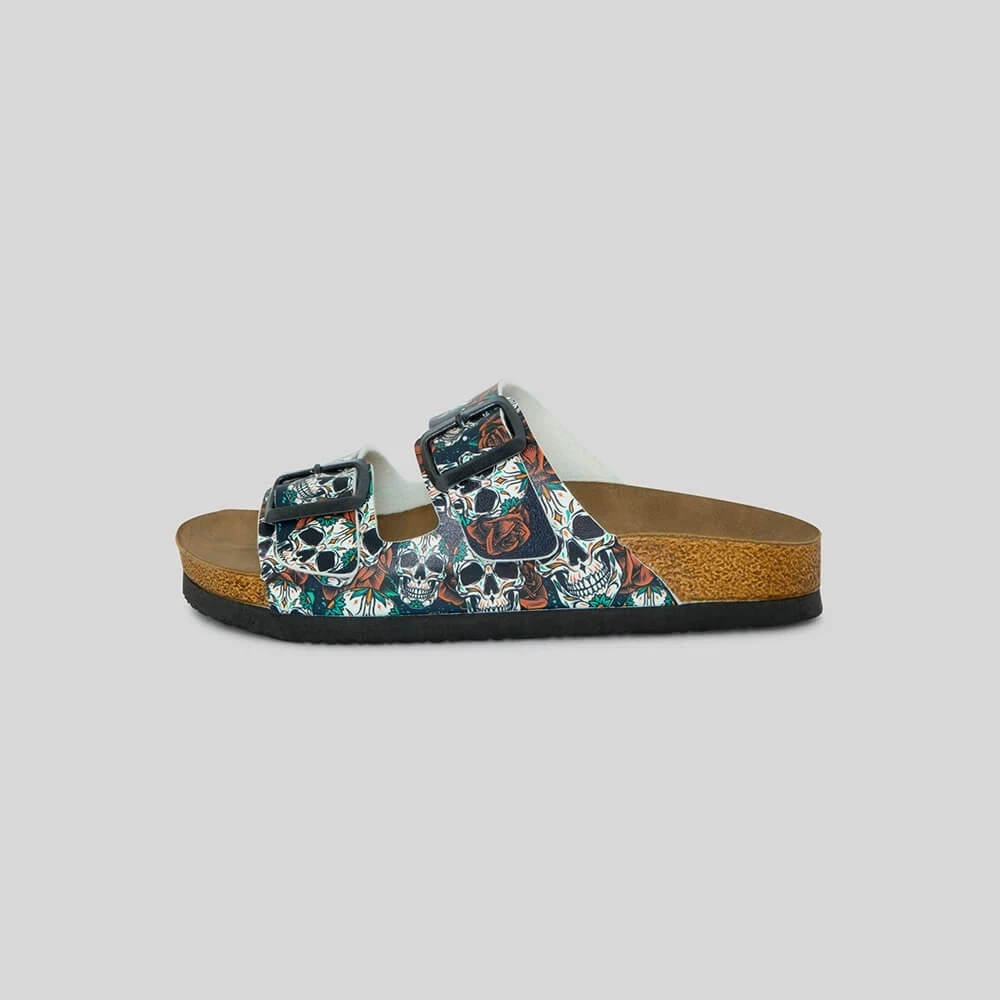 Skulls and Roses Sandals
