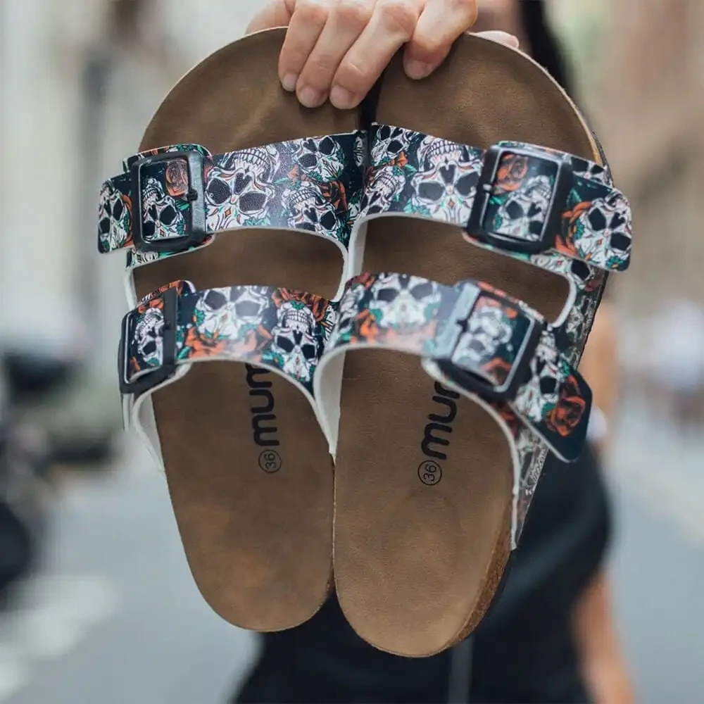 Skulls and Roses Sandals