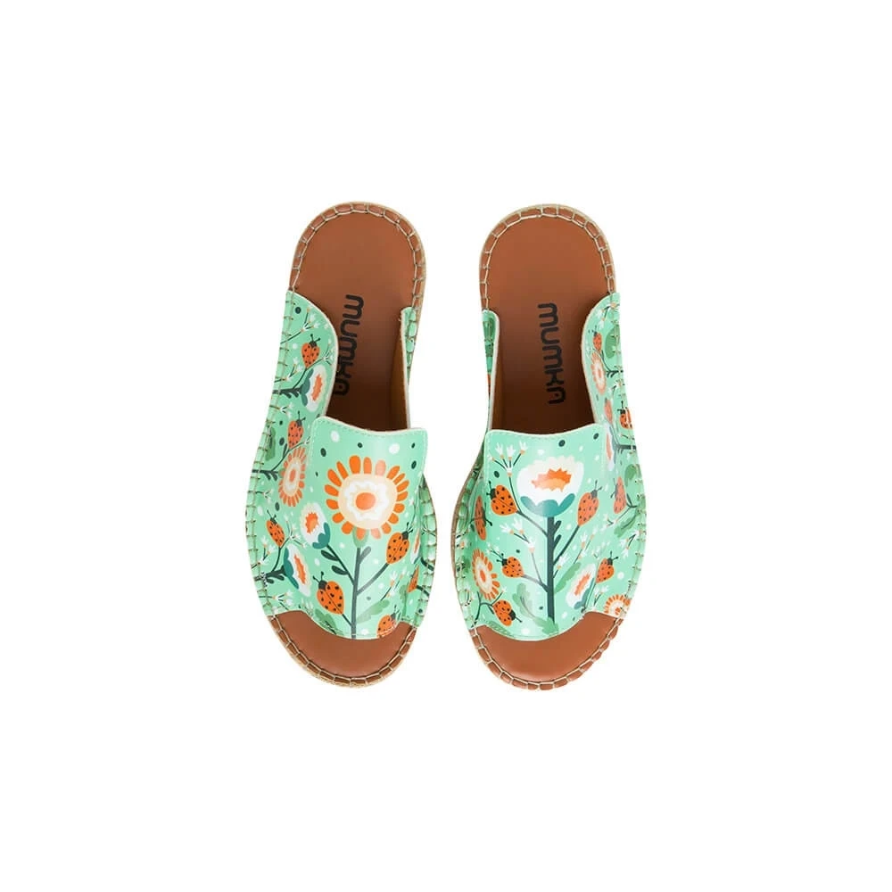 Ladybugs and Flowers Sandals