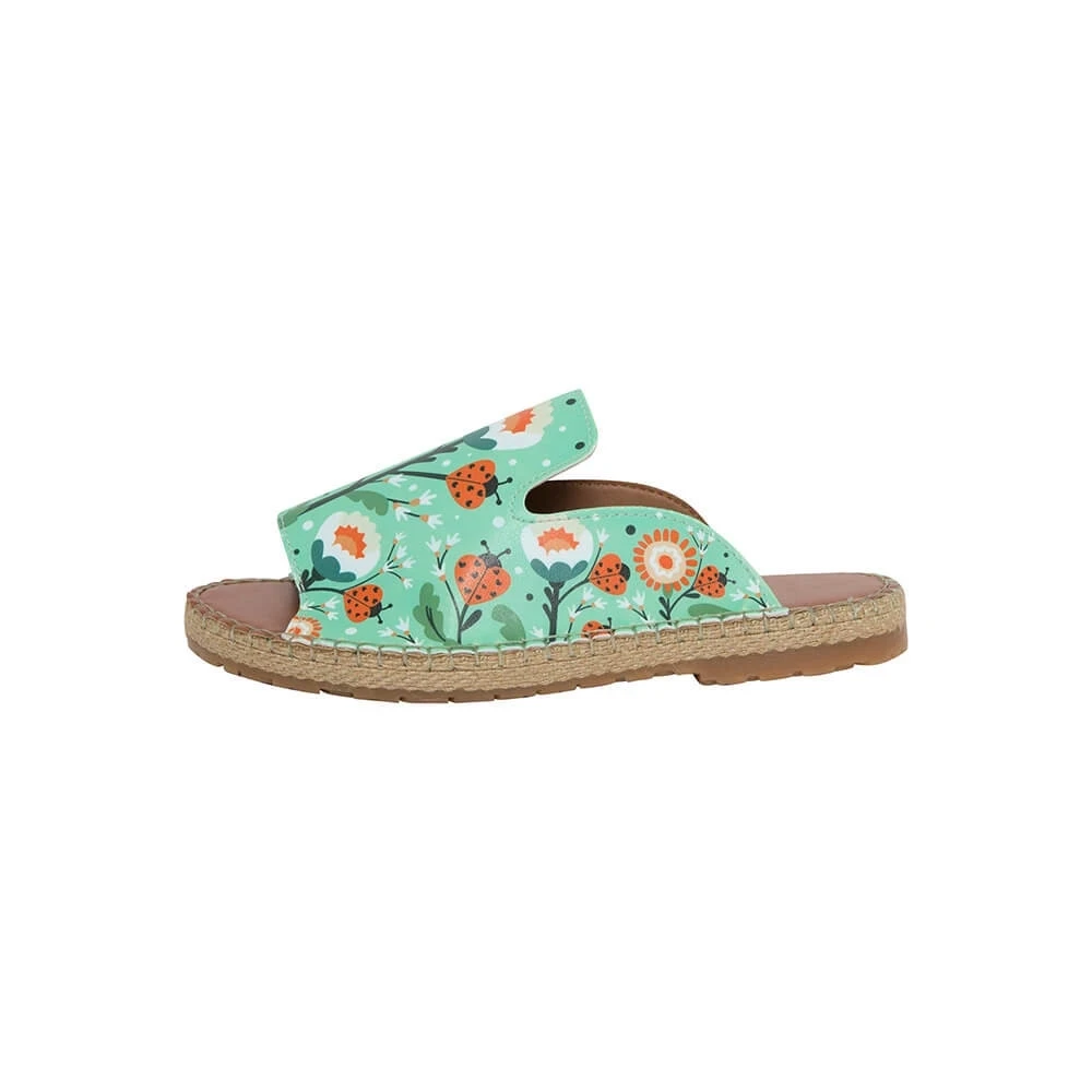 Ladybugs and Flowers Sandals