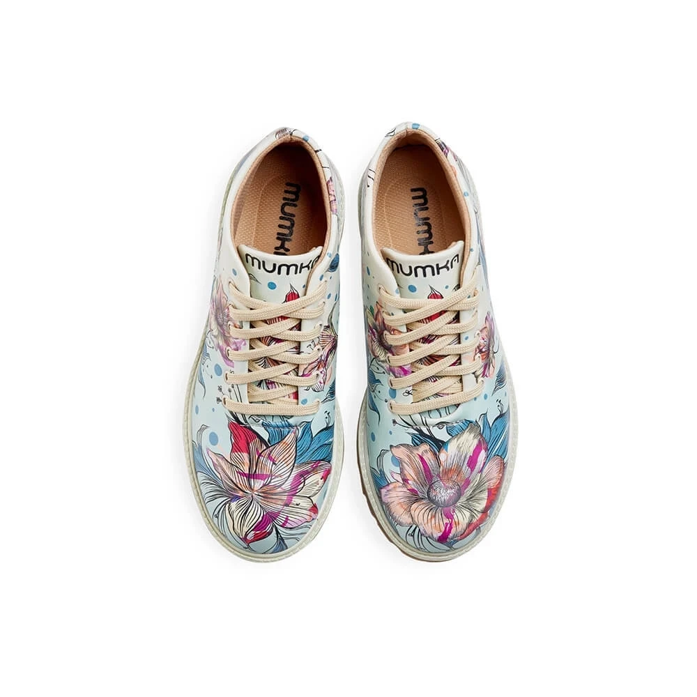 Flowers on Green Boots