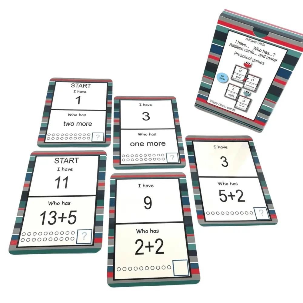 Addition Game Activity Cards