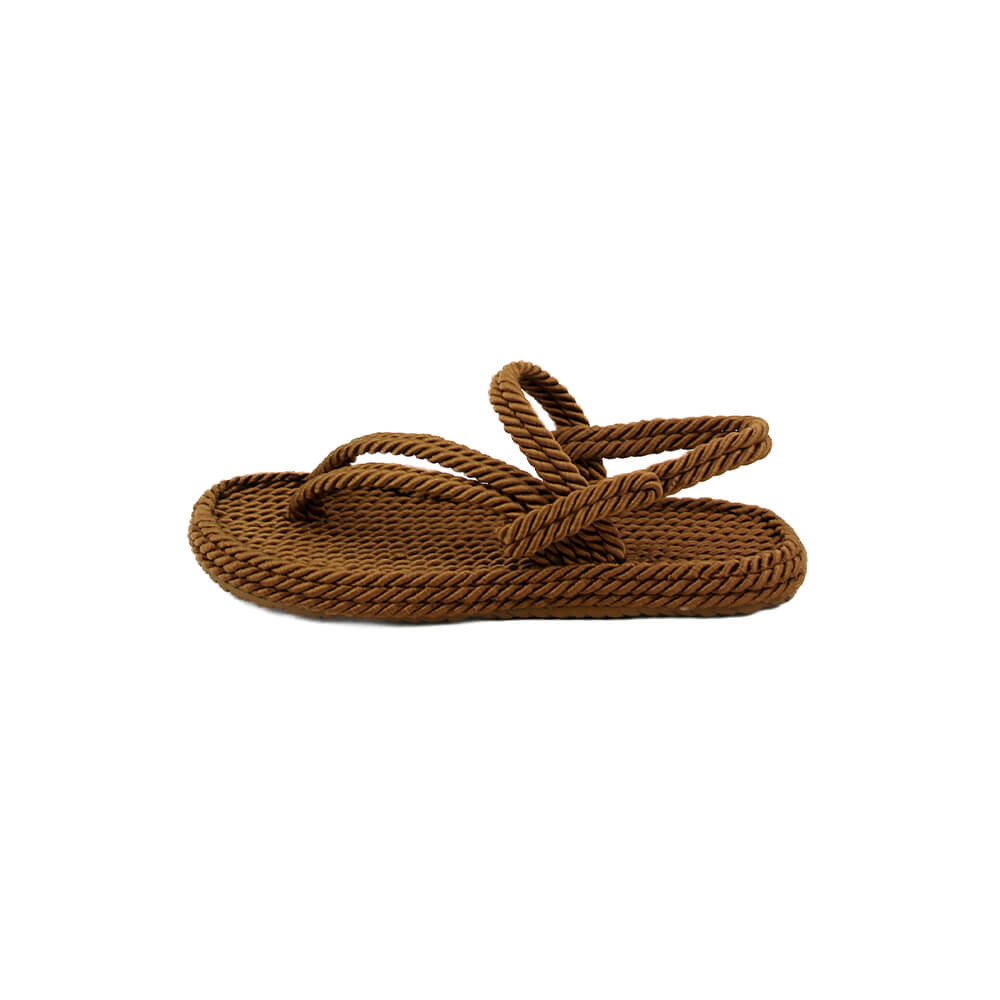 Rope Sandals Crossed out - Brown