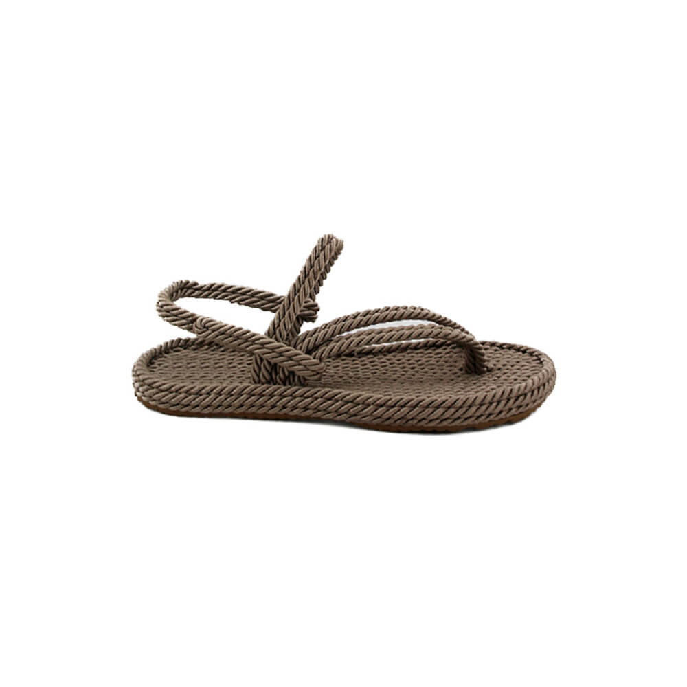 Rope Sandals Crossed Out- Sand