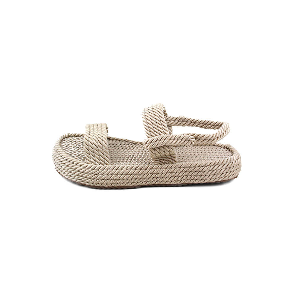Rope Sandals Nomadic Strap - Ivory White