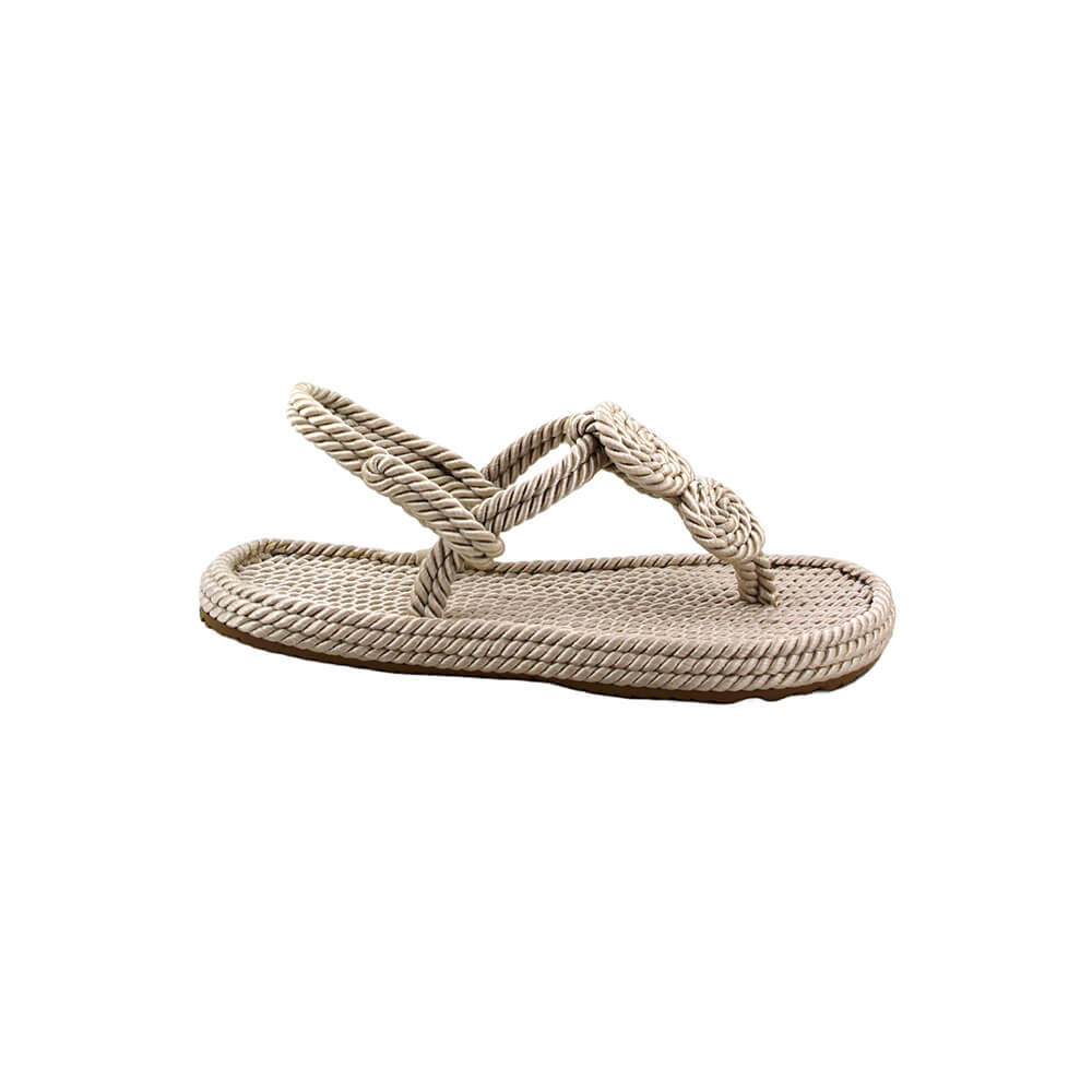 Rope Sandals Nomads Circle Ivory White