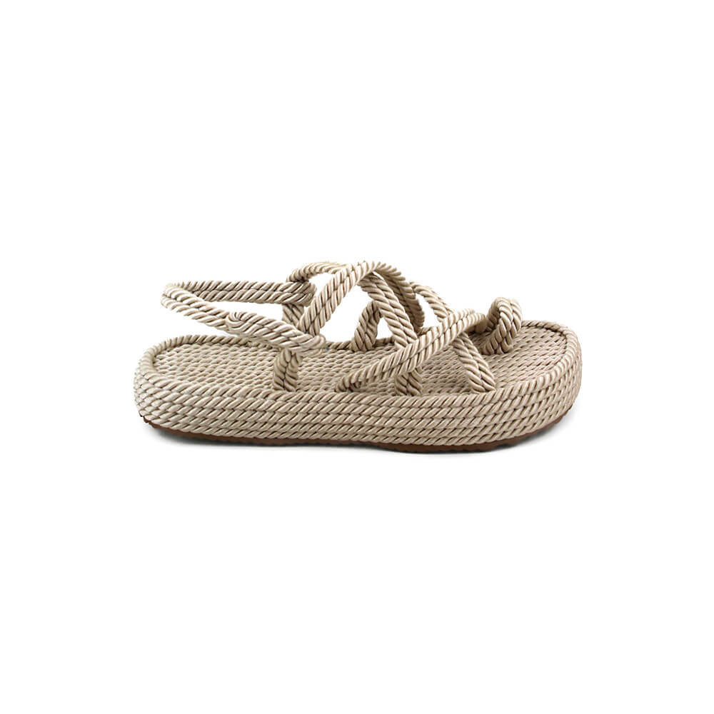Rope Sandals Nomads Finger - Ivory White