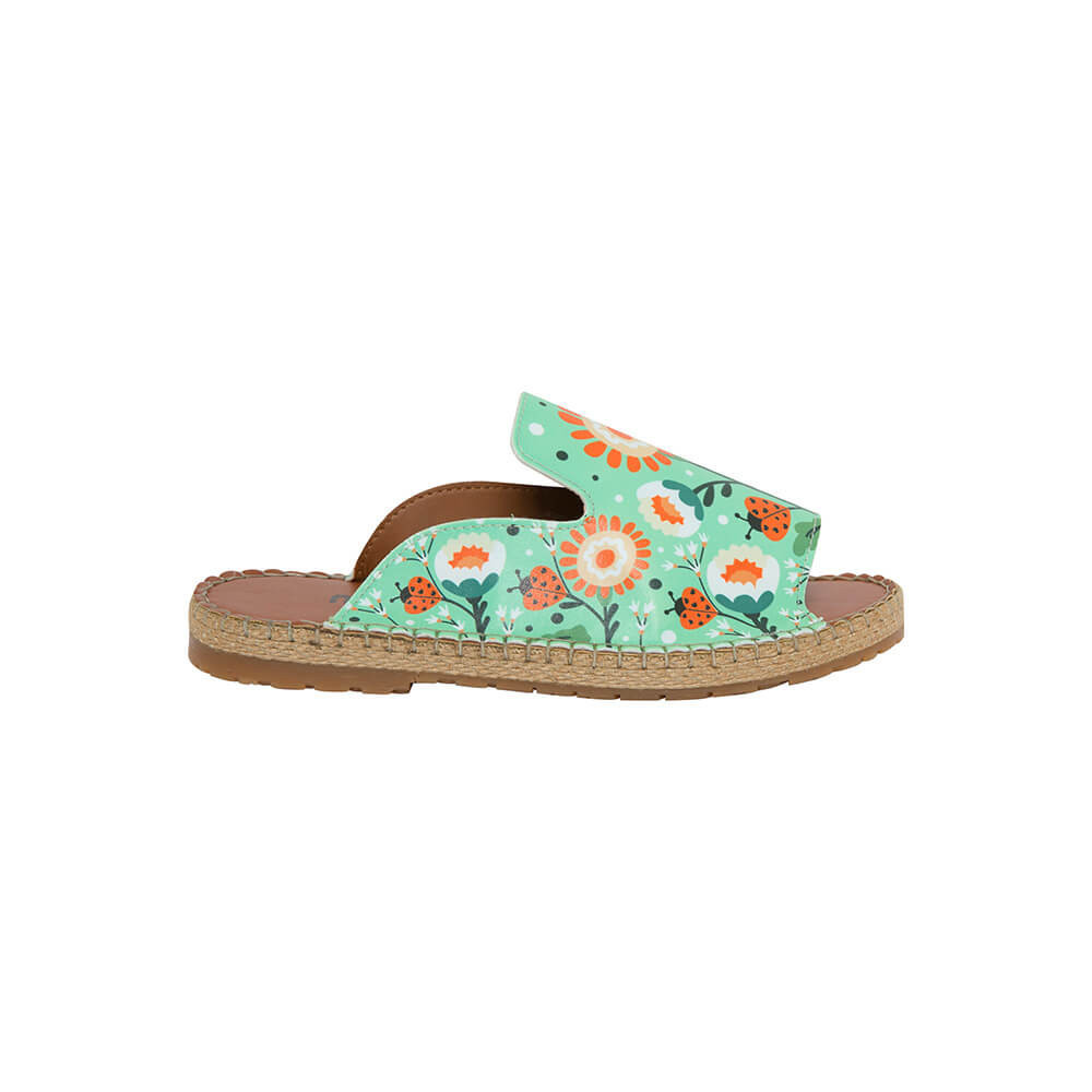 Ladybugs and Flowers Sandals